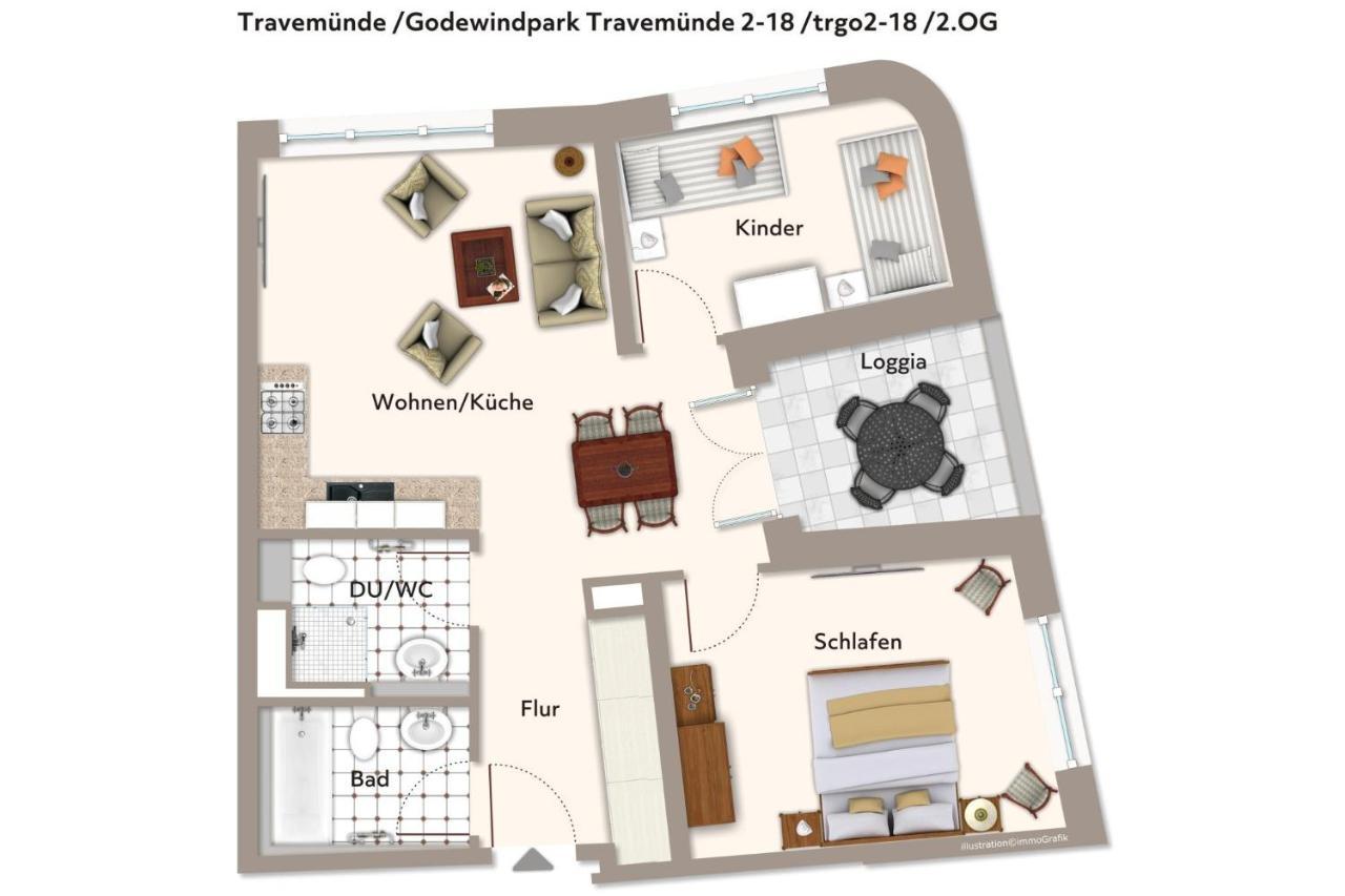 Godewindpark Travemünde Godewindpark Travemünde 2-18 Apartment